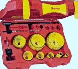 KDP12061-N Starrett DH Plumbers Kit w/ 12 Holesaws and 6 Accessories